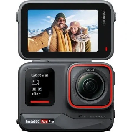 Insta360 Ace Pro - Cámara Deportiva de Acción 8K con Sensor 1/1.3', Co-diseñada con Leica, PureVideo IA, Negra Insta360 Ace Pro - Cámara Deportiva de Acción 8K con Sensor 1/1.3', Co-diseñada con Leica, PureVideo IA, Negra